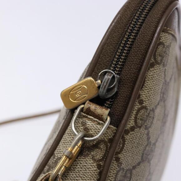 GUCCI GG Supreme Shoulder Bag Pvc Beige Gold 97 02 068 - Picture 15 of 16